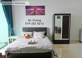 Cybersqaure Studio Suites with Netfilx @10 min walking distance to McD